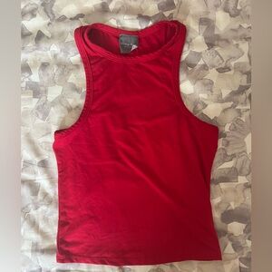 red tank top